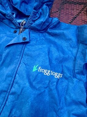 Kids FROGG Toggs Blue Waterproof Rain Jacket